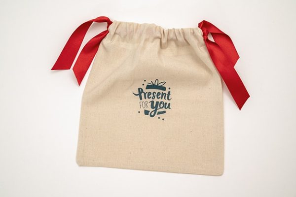 Present for You Makers Kit - Santa Bag with Red Tie Ribbons and Present for You logo